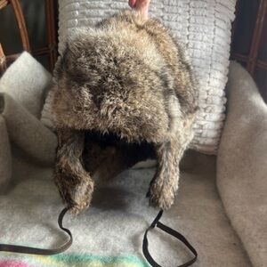 Rabbit Fur Trapper Hat